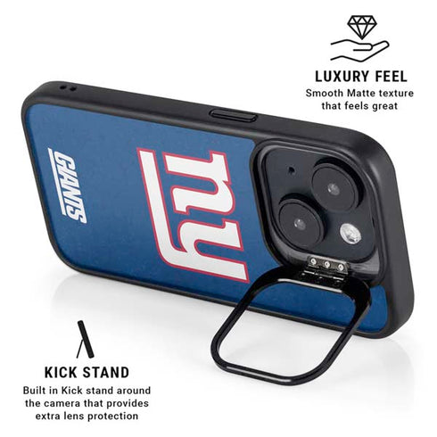 NFL New York Giants Distressed iPhone 14 Kickstand Case